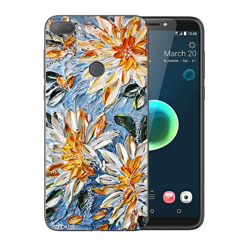 Для HTC Desire 12 Plus + чехол для телефона задняя крышка 6 0 дюймов мягкий тонкий ТПУ