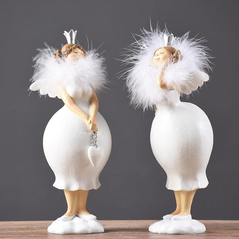 Декор для дома украшение из смолы креативные подарки балет ангел девочка комната