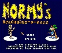 Игровой картридж Normy's Beach Babe o rama 16 бит MD для консоли MegaDrive Genesis|game cartridge bits|cartridge