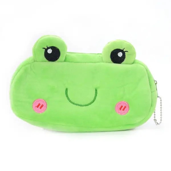 Frog Плюшевый пенал Estuche Escolar пенал Kalemlik Kalem Kutusu Trousse Scolaire Stylo Pencilcase School Cute Astuccio - Цвет: Frog
