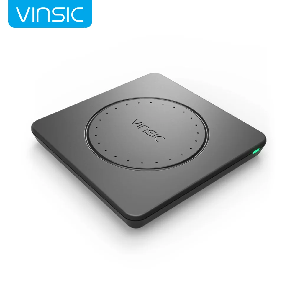 Vinsic ци беспроводное зарядное устройство щеголеватый w9 телефон зарядки pad для samsung