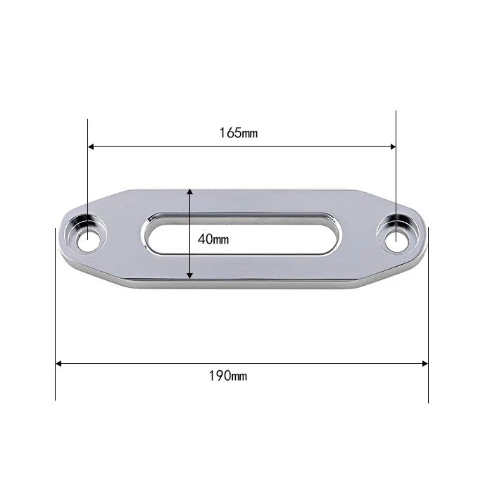 Расстояние между болтами 165 мм 5000lbs Синтетический канат Fairlead лебедка Amsteel