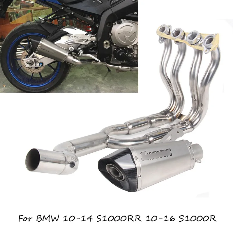 Выхлопная система мотоцикла 60 мм для BMW 2010 2011 2012 2013 2014 S1000RR 2015 2016 S1000R|Выхлопные