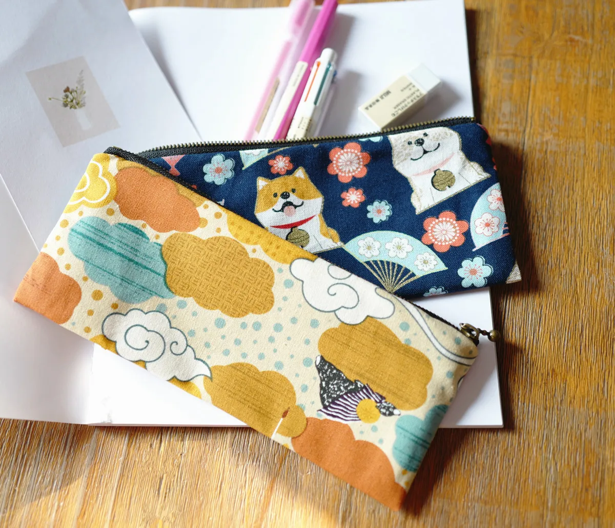 Маленький Париж ручная работа японский стиль Детский кошелек портмоне пенал