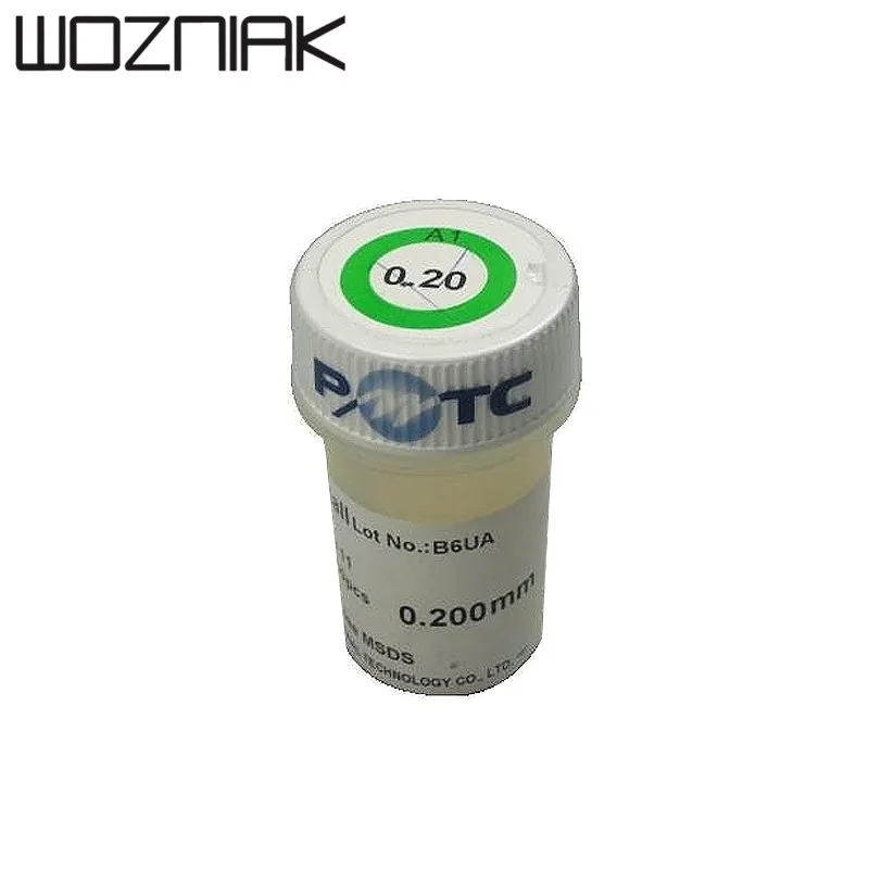 A bottle of PMTC Leaded BGA solder balls 250k 0.2 mm set for reballing rework | Инструменты