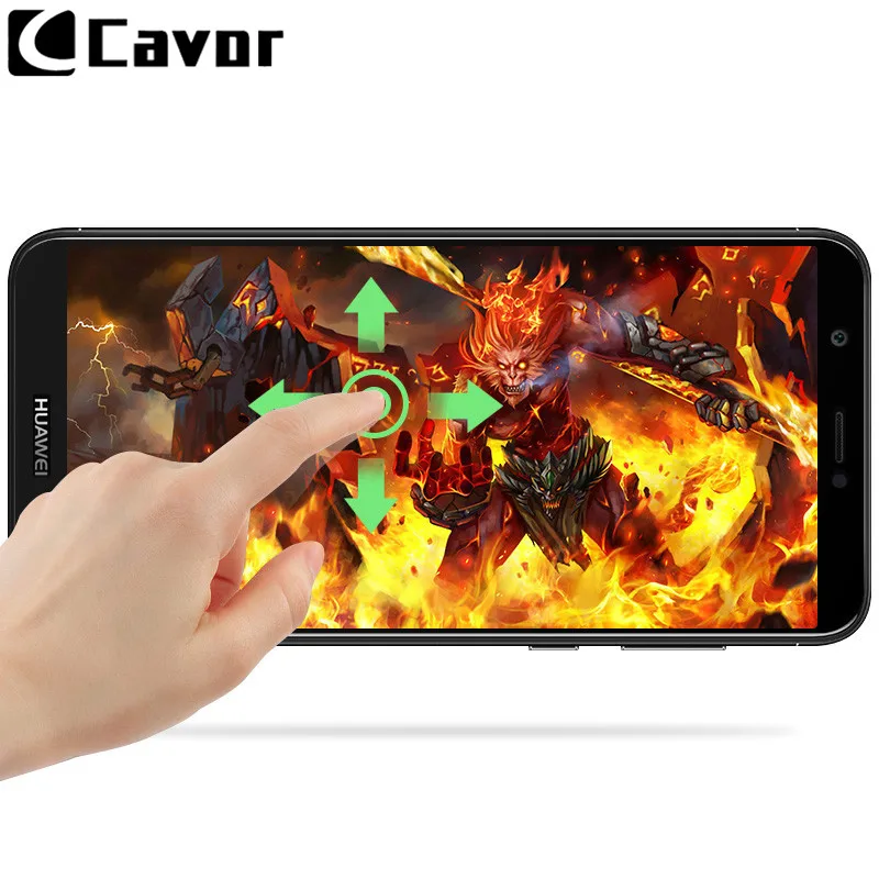 Закаленное стекло 9h для huawei P smart Case экран протектор все полное покрытие