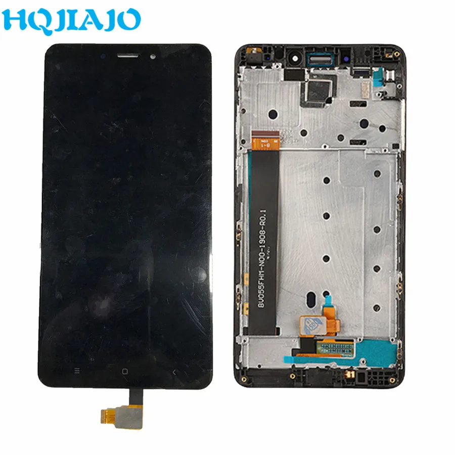 ЖК-дисплей HQJIAJO для Xiaomi Redmi Note 4 сенсорный экран дигитайзер рамка ЖК-экран MTK Helio X20