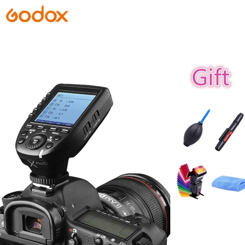 Godox XPro-C XPro-N XPro-S XPro-F XPro-O передатчик вспышки 2 4G беспроводной HSS TTL для Canon Nikon Sony FUJI DSLR