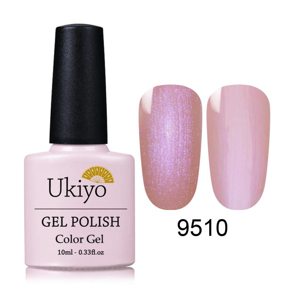 Ukiyo 10 мл оболочка Гель-лак для ногтей УФ-гель для ногтей Гибридный лак Полупостоянный Гель-лак штамп эмаль лаковый лак - Цвет: 9510