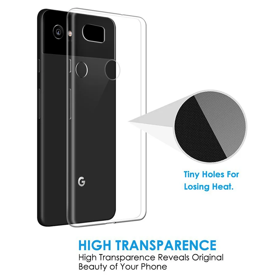 Silicon Transparent Case For Google Pixel 3A XL Lite 3 A Clear Ultra Thin Soft TPU Cover 4 3Lite Protective |