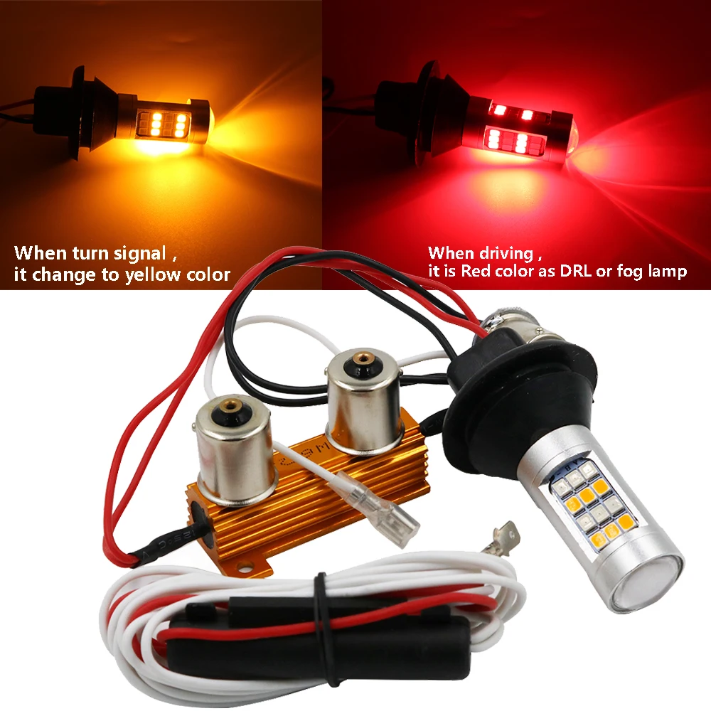 2x T20 7440 50 Вт 2835 42SMD безошибочные светодиодсветодиодный дневные ходовые огни Canbus и