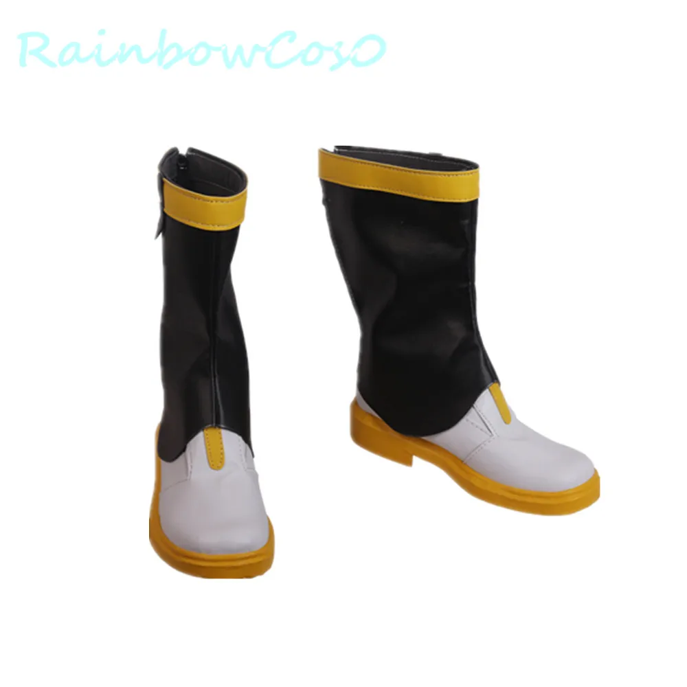 Обувь для костюмированной вечеринки rainbowco0 VOCALOID 3 Kagamine Len Boots Game Anime Хэллоуина и