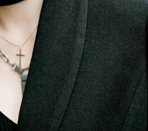 Женские блейзеры и куртки Ol большие металлические пуговицы костюм Блейзер Femme