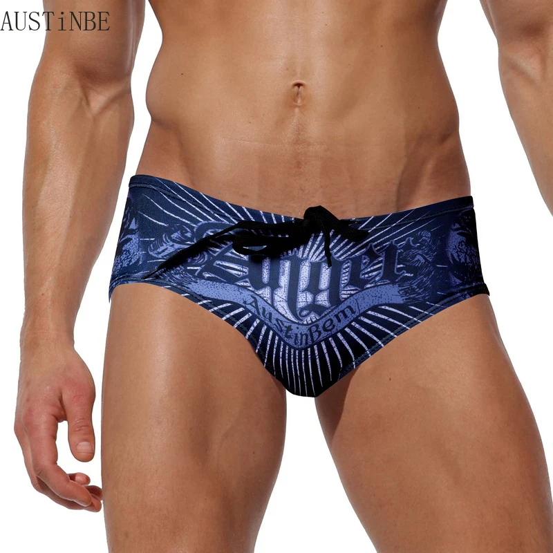 SD8 сексуальный мужской купальник плавки-боксеры шорты с принтом черепа мужские