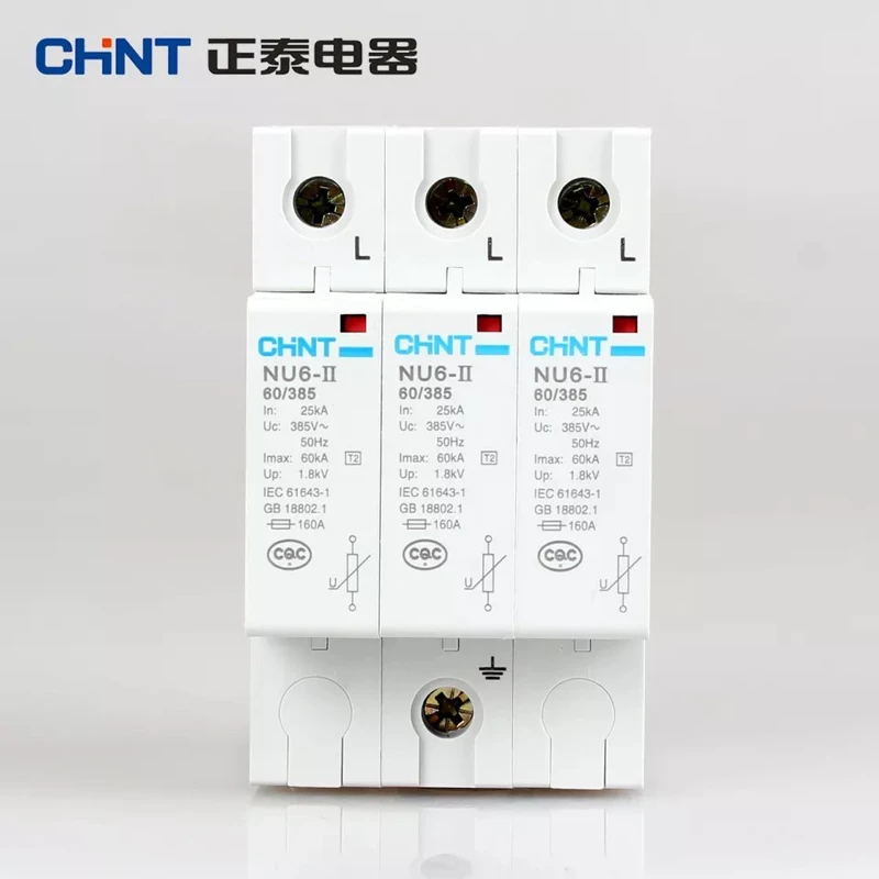 Устройство для защиты от перенапряжения CHNT 1P 2P 3P 4P 15kA 40KA 65KA 100KA 40/385 Ka устройство