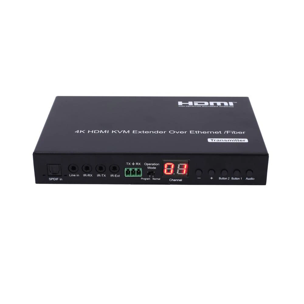 PUZHIJIE PZJ-EX57 4K KVM HDMI удлинитель по ip-кабелю с RS232 дистанционным светодиодный HDTV
