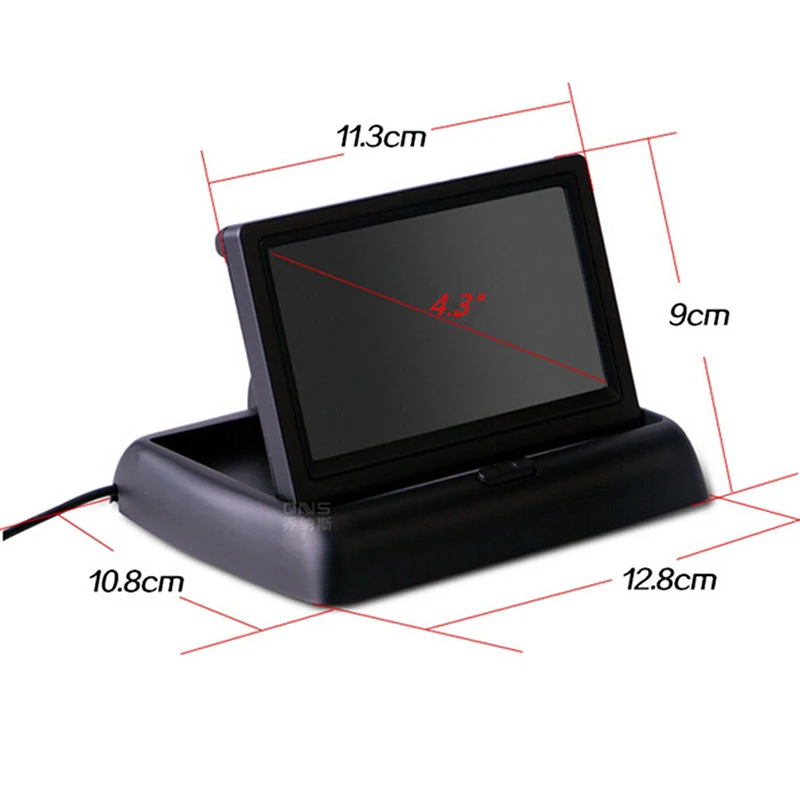 4 3 &quotTFT LCD цветной Автоматический монитор заднего вида с водонепроницаемым