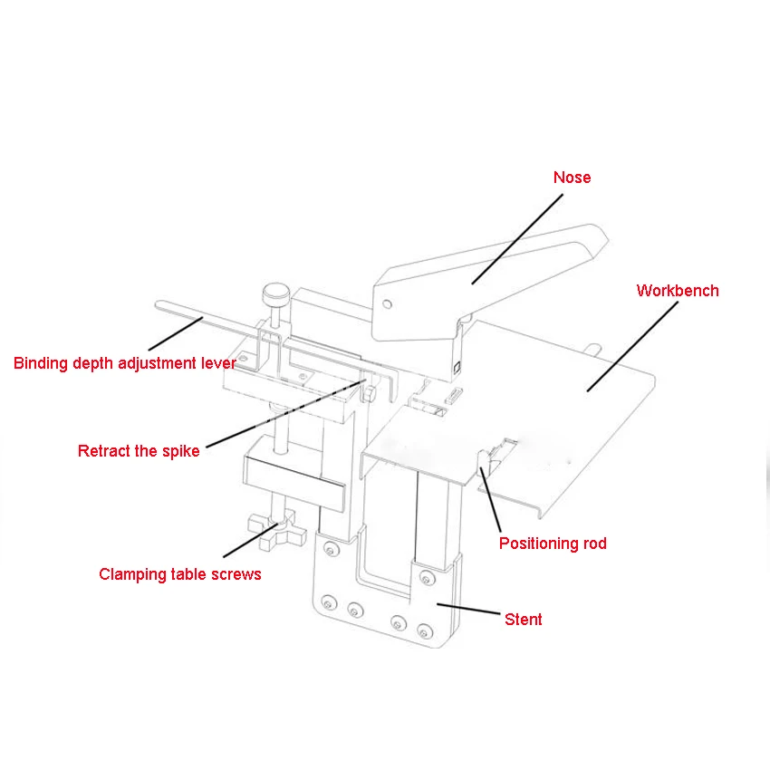 1 шт. Модернизированный ручной степлер двойного назначения SH 04G простой дизайн