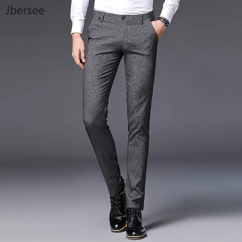 

Men Suit Pants Business Casual Mens Dress Pants Trousers Men Straight Classical Formal Pants for Men Plus Size 36 Pantalon Homme