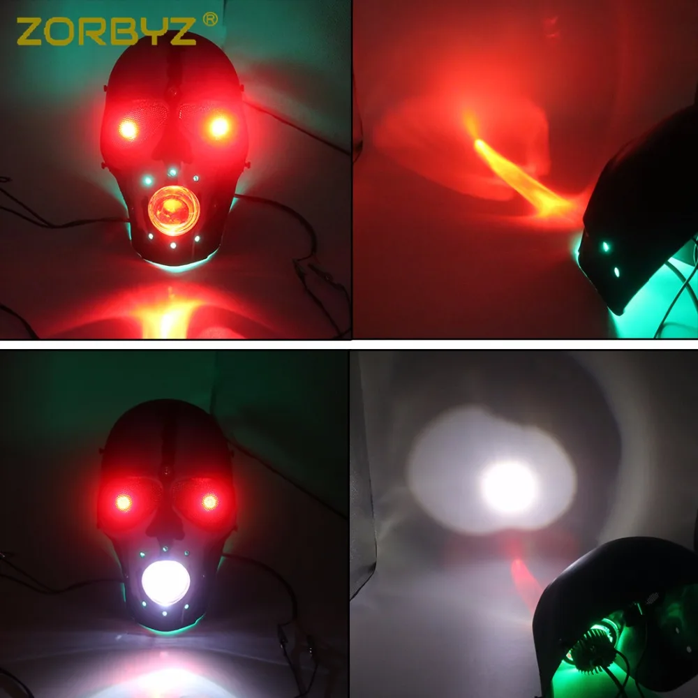 ZORBYZ светодиодный светильник для мотоцикла с черепом головы лампа 28-43 мм вилкой