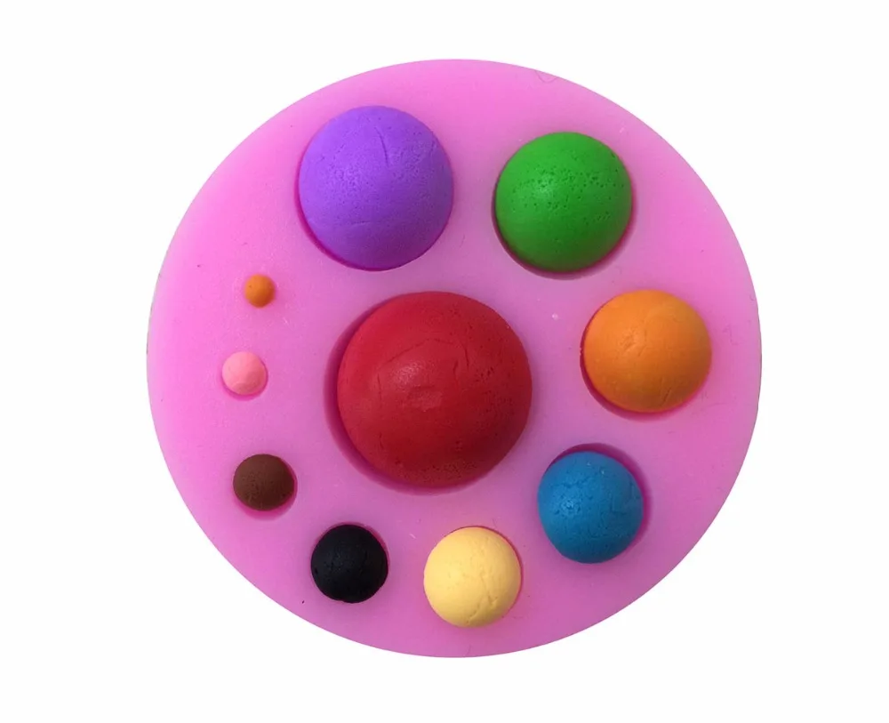 1 шт. полукруглая силиконовая форма для помадной жвачки и шоколадных поделок