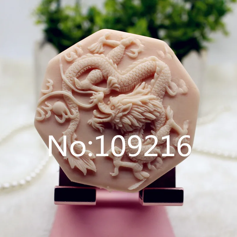 Новый продукт! 1 шт. Китайский Знак зодиака Дракон (zx345) пищевой силикон мыло