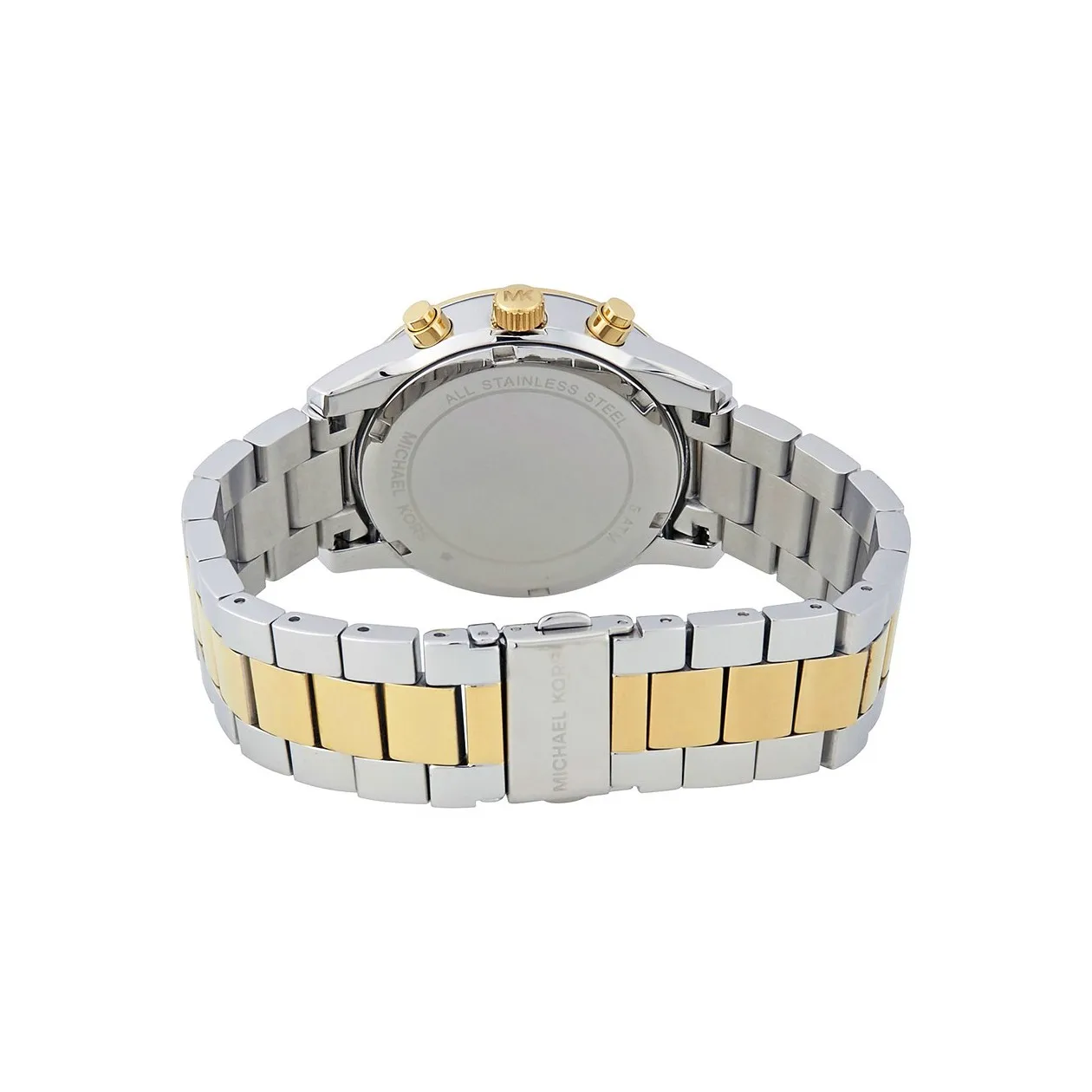 Наручные часы Michael Kors MK6474 женские с кварцевым хронографом на биколорном браслете