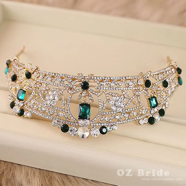 Диадемы e coroas De Casamento Корона Azul тиара де cristal Luxo сделать Noiva Cabelo Joias acessorio|tiara veil|tiara