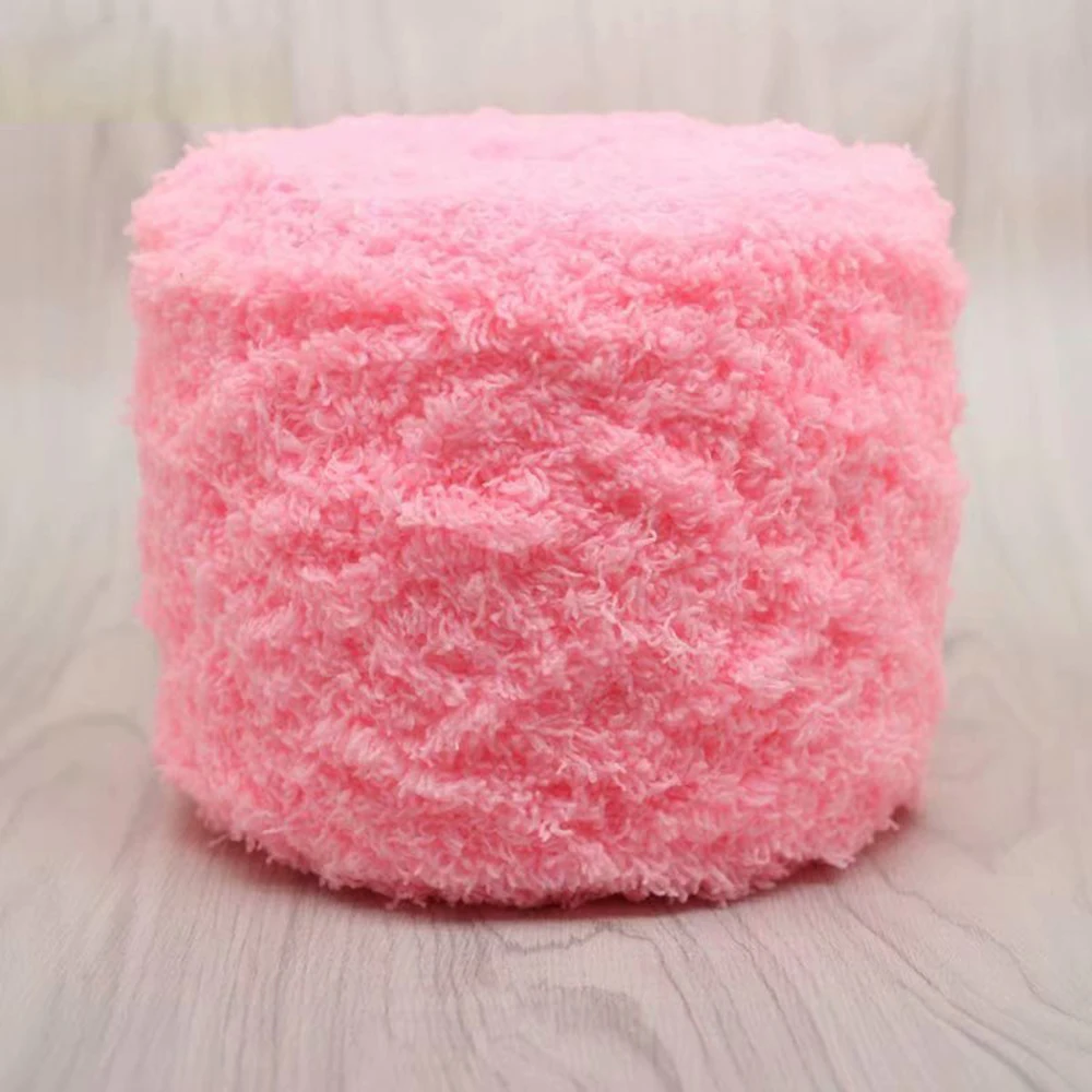 4 Вязаная пряжа DIY кашемировая пряжа для вязания мягкие теплые детские вязаные принадлежности для ручного вязания ручная тканая шерсть коралловый кашемир плюш - Цвет: 4