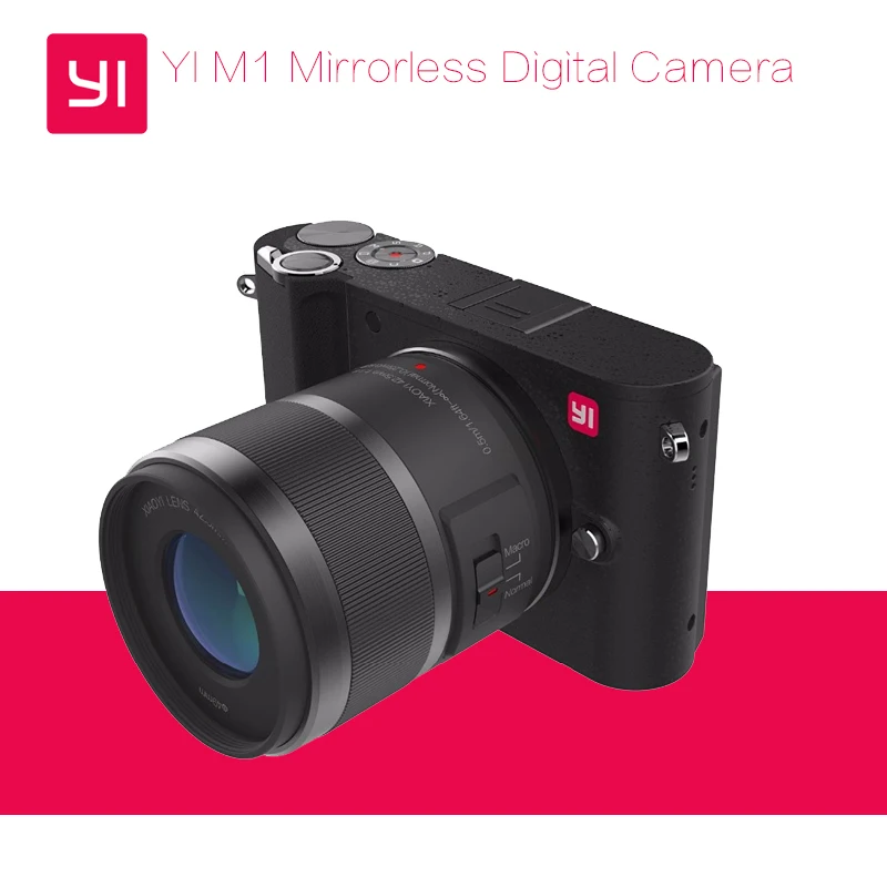 Yi M1 беззеркальных цифровой Камера с 12-40 мм F3.5-5.6 объектив ЖК-дисплей сырья 20mp видео