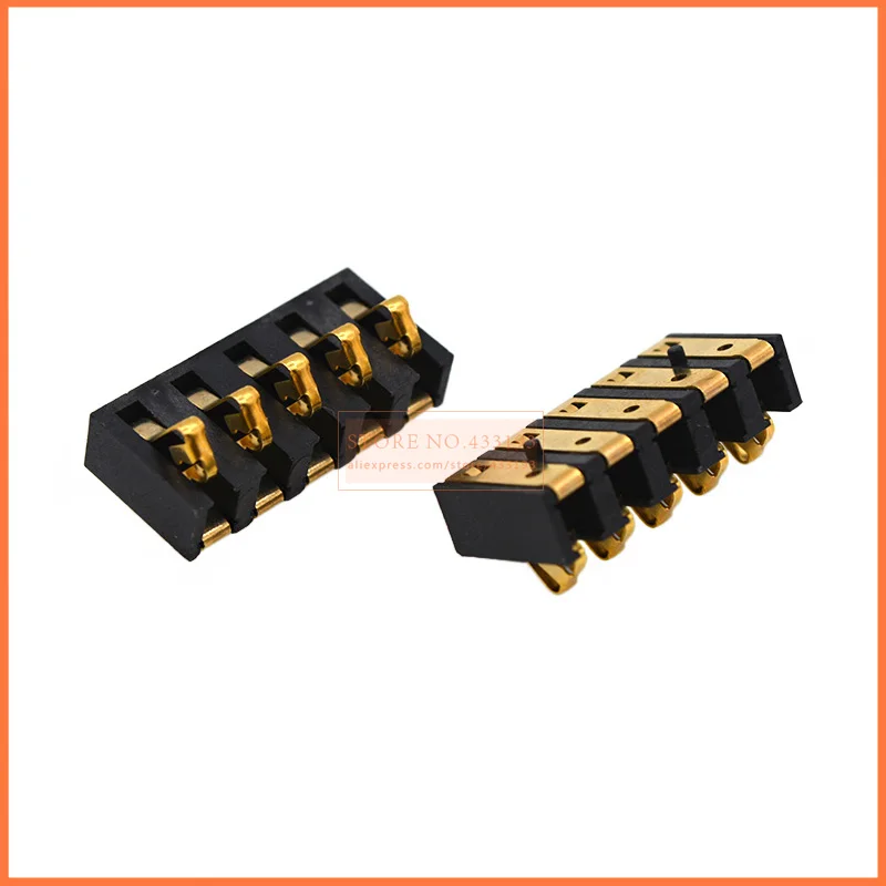 10 шт. SMD 5Pin шаг 4 25 мм внутренняя батарея Разъем Держатель клип контакт Замена для