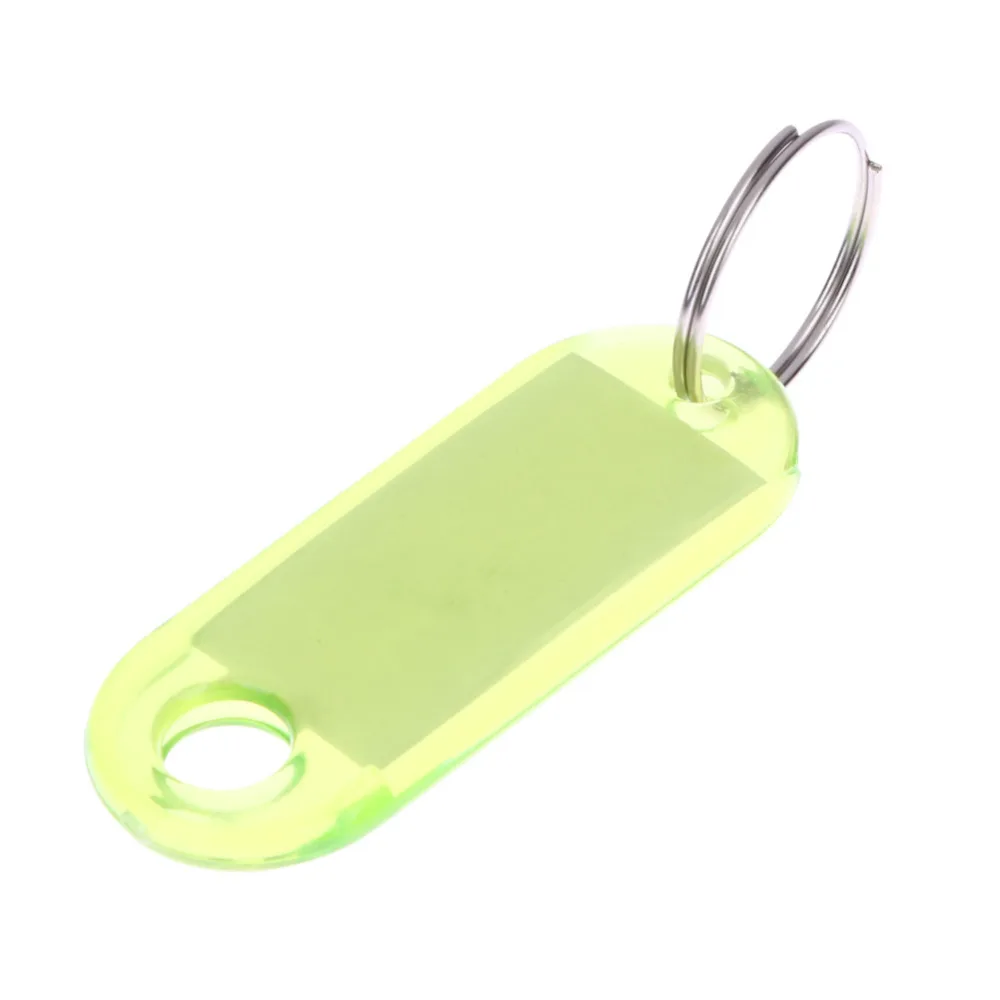 

60Pcs Plastic Tags Luggage ID Bag Label Key Card Tags Mixed Colorful Keychain Shell Alloy Key Ring Sewing Accessories