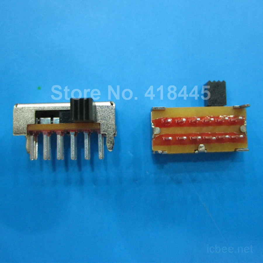 Слайдер переключатель 2P4T 2 * 6Pin SK-24D02 1000 шт./лот RoHS выключатель питания через