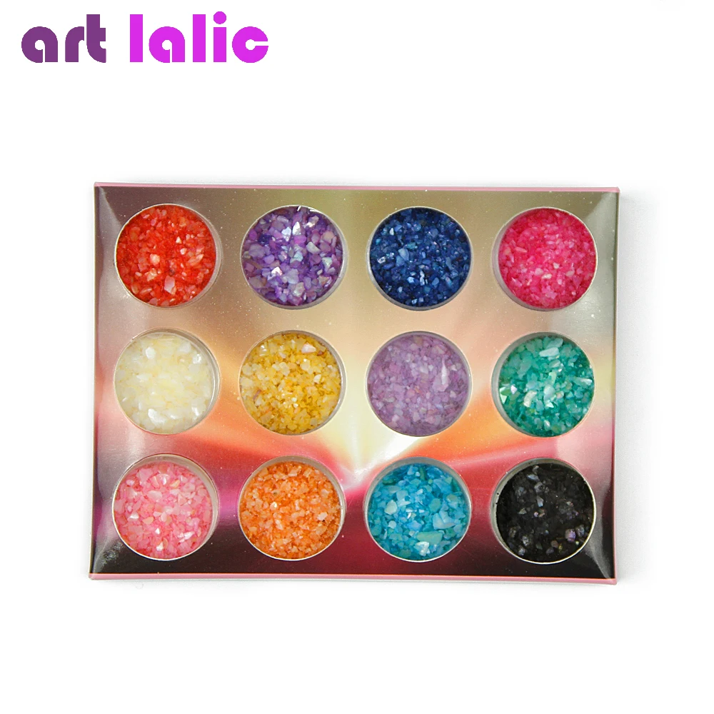 Горячая распродажа! Набор для маникюра 12 цветов акриловый порошок ногтей набор