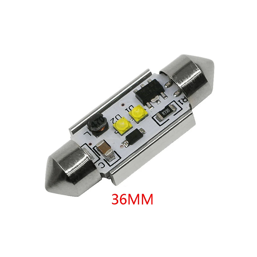 HYZHAUTO 2 шт. Высокая мощность Festoon Светодиодные Автомобильные лампы C5W C10W Canbus без