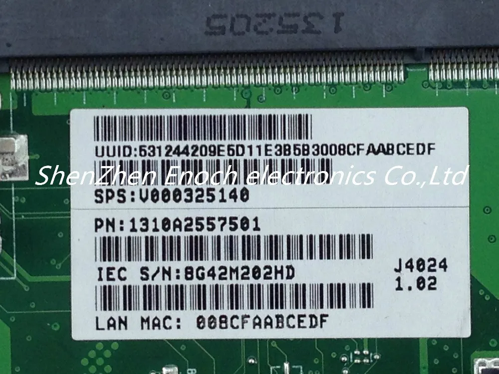 V000325140 для ноутбука Toshiba Satellite C50 C55 C55T материнская плата системная MOUGOL отличное