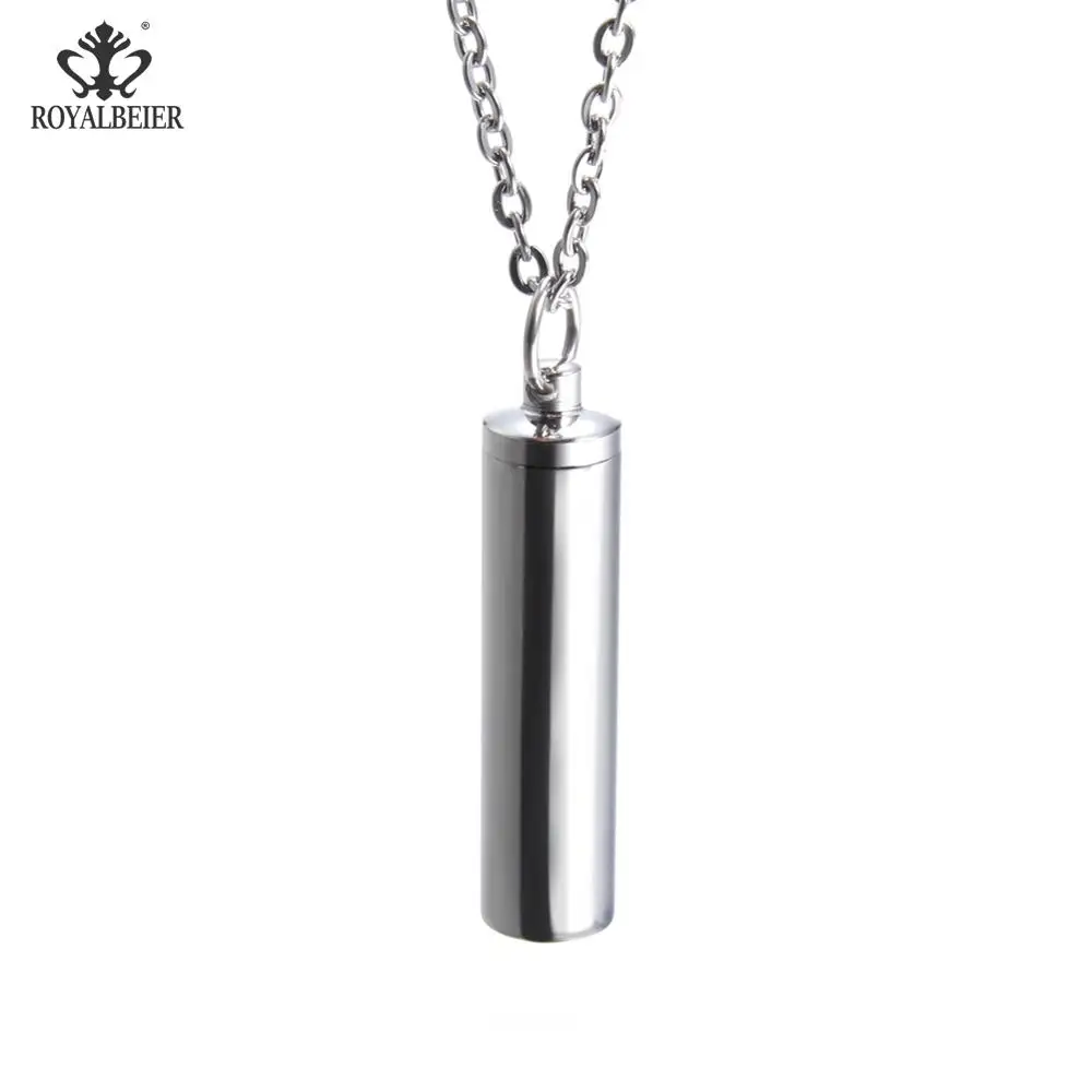 For Man DZ1889a-10pc Wholesale 10pcs/lot Empty 316l Stainless Steel Cremation Urn Pendant Crystal Perfume Bottles Necklace pendant - Окраска металла: For Man DZ1889a-10pc