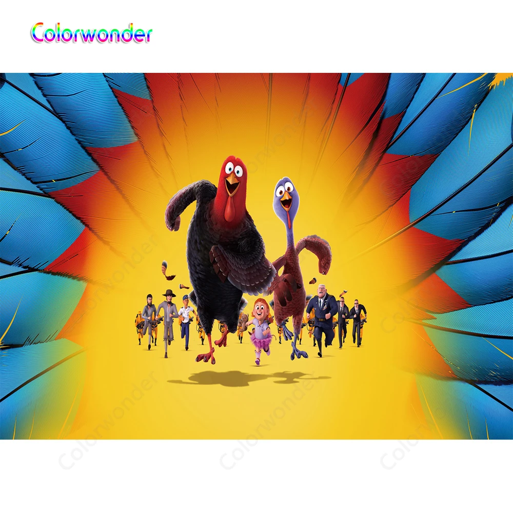 Colorwonder фон для фотосъемки с изображением индейки и маленькая девочка 7 х 5 Охотник