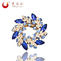 hot upscale flowers crystal brooch and enamel pin for women broches casamento wedding party jewelry accessories broches x0703