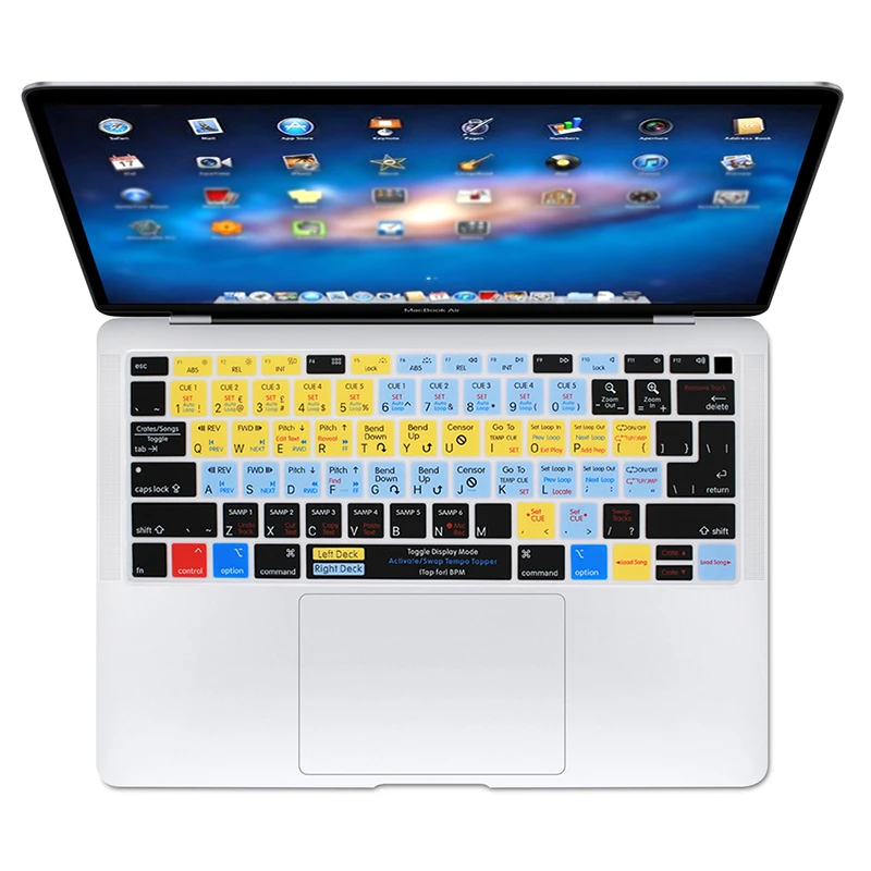 Силиконовый чехол для Macbook Air 13 2018 3 дюйма A1932 Serato Scratch Live Shortcuts | Компьютеры и офис