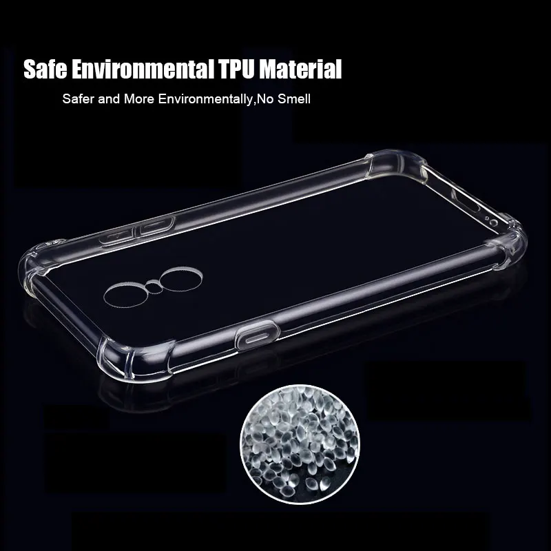 Clear Case For Xiaomi Redmi Note 4X 4 6A 5a Prime 5 6 7 Pro Transparent Cases Mi A2 6X A1 8 Lite 9 SE Pocophone F1 Coque |