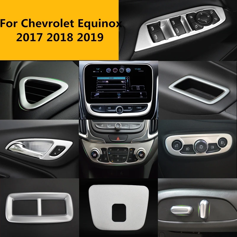 Для Chevrolet Equinox 2017 2018 2019 автомобильные накладки для интерьера наклейки Чехлы