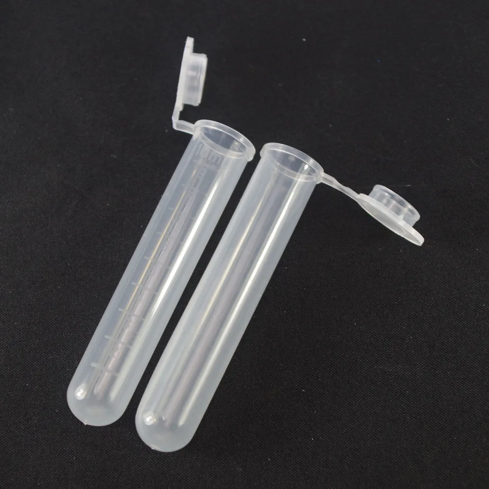 

Plastic test tubes centrifuge tubes10ml round bottom lot2