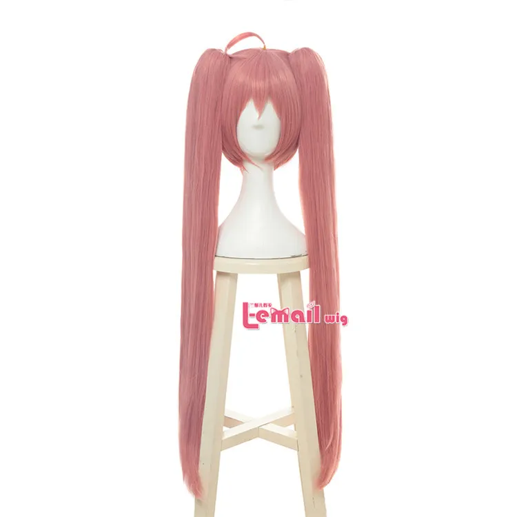 L-email парик Tensei shitara Slime Datta Ken парики для косплея Milim Nava парик розовый Хвосты Косплей парик термостойкие синтетические волосы