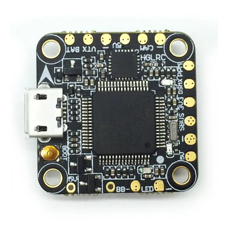 20*20 мм HGLRC XJB F438 Flytower Micro F4 Контроллер полета AIO OSD BEC & 33A 4 в 1 BLheli_S DShot600 ESC для