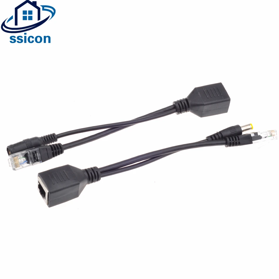 POE Cable Passive Power Over Ethernet Adapter Cable POE Splitter RJ45 Injector Power Supply Module 12-48v For IP Camera