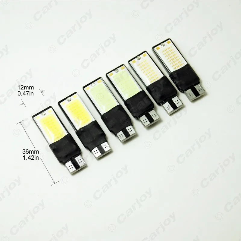 LEEWA 10pcs T10 LED 194 168 W5W COB Interior Bulb Light Parking Backup Brake Lamps Canbus No Error Cars xenon Auto Led Car | Автомобили и
