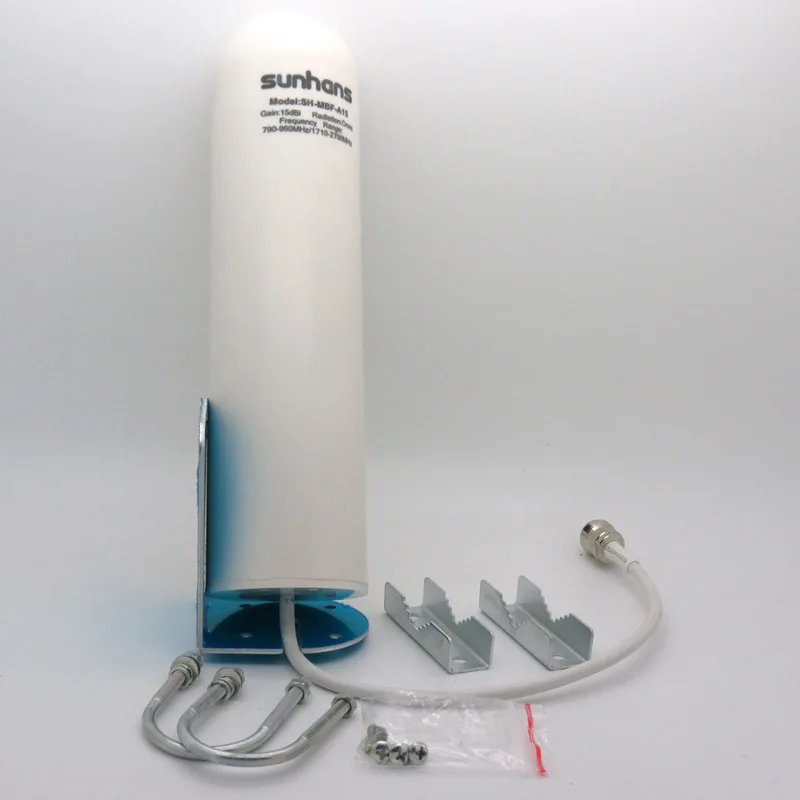 Sunhans 790 2700 МГц 15dBi 3G 4G всенаправленная Стекловолоконная антенна для GSM CDMA WCDMA