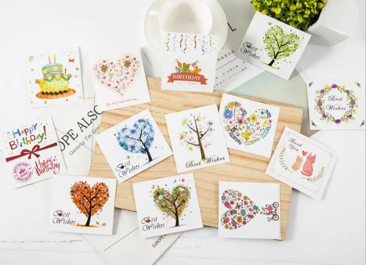 

Открытки с пожеланиями 50 шт