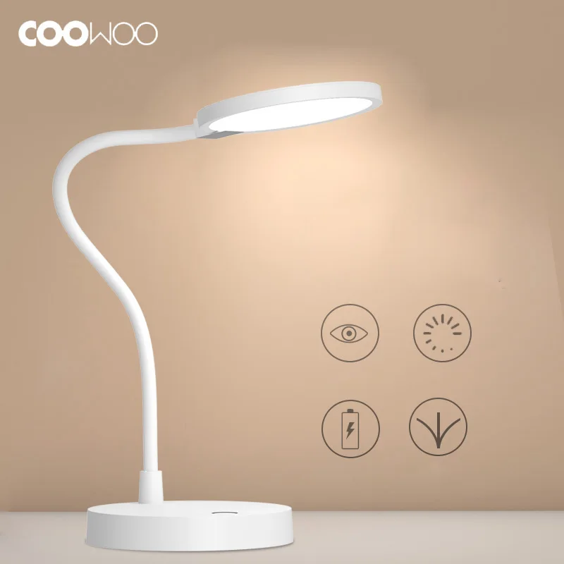 Настольная Светодиодная лампа Xiaomi cowoo умные настольные лампы аккумулятор 4000 мАч 8